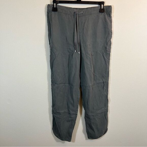 Lands’ End Mid Rise Straight Leg Green Pants Women’s 4 - Picture 1 of 12